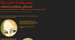 Desktop Screenshot of galleryforslund.com